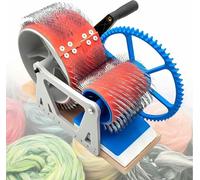 Tamburo manuale in lana per una rapida miscelazione dei colori e miscelazione delle fibre, ideale per progetti fai da te e artigianato