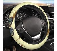 Tamburo musicale sul campo Coprivolante per auto elastico Antiscivolo Universale da 15 pollici Coprivolante per auto elasticizzato Accessorio per auto per SUV, furgoni, berline, camion, diverse auto