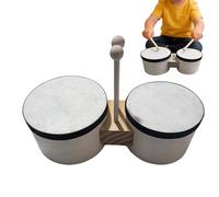 Tamburo per bambini, strumento a percussione realistico, tamburo musicale per l'apprendimento, per soggiorno, camera da , scenario silo, bambini, ragazze, 2-4 anni