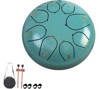 Tamburo per la pioggia, in acciaio, per esterni, giardino, strumento da 15,2 cm con 11 suoni, perfetto per campeggio, meditazione o yoga