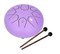 Tamburo per lingua, 15,2 cm, 8 toni, in acciaio, con mazzuole, libro musicale, strumenti a percussione per meditazione e intrattenimento (#2)