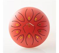 Tamburo per lingua da 6 pollici, mini bacchette musicali a percussione per tamburo in acciaio a 11 note, strumenti per bastoncini per meditazione,yoga,tè Zen,performance,mantenersi in salute