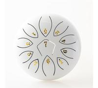 Tamburo per lingua da 6 pollici, mini bacchette musicali a percussione per tamburo in acciaio a 11 note, strumenti per bastoncini per meditazione,yoga,tè Zen,performance,mantenersi in salute