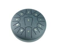 Tamburo per lingua in acciaio, 15,7 x 8 cm, 11 note, strumento a percussione a chiave D, portatile, con battenti, per meditazione, yoga, principianti, maggiori, familiari, amici, regalo di Natale,