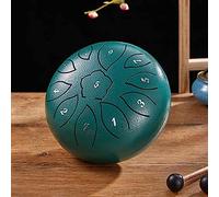 Tamburo Per Lingua In Acciaio 6 Pollici 11 Note Tamburo Handpan Con Chiave C Strumento A Percussione Di Qualità Del Suono Puro Con Borsa Di Stoccaggio Adesivo Fonetico Mazze Per Tamburi E Di