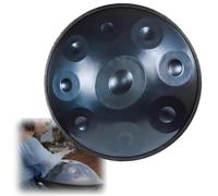 Tamburo per lingua in acciaio, 9 note in re minore, strumento musicale a percussione per la guarigione del suono e la pratica dello yoga
