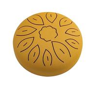 Tamburo per lingua in acciaio da 15,2 cm, 11 note, chiave in do, con plettri per dita a martello, strumenti musicali a percussione per principianti di meditazione yoga