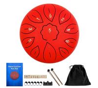 Tamburo per lingua in acciaio da 15,2 cm, 11 note, da giardino, per pioggia, strumenti musicali, tamburi a mano, tamburi per lingua in do maggiore, carillon da pioggia all'aperto, per meditazione