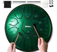 Tamburo per lingua in acciaio da 6 pollici 11 note, tamburo a mano in acciaio,percussioni per meditazione yoga educazione musicale