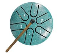 Tamburo per lingua in acciaio | Tamburo antipioggia per esterni | Tamburo per lingua da 7,6 cm | Tamburo per pioggia a mano | Percussione, strumenti di guarigione del suono per educazione musicale,