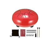Tamburo per Lingua in Acciaio, Tamburo per Lingua a 8 Toni da 6 Pollici per Principianti, Tamburo Handpan Portatile, Adatto per la Meditazione Yoga, la Guarigione Fisica e Mentale