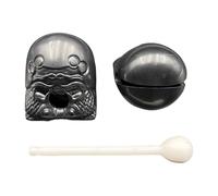 Tamburo per meditazione di pesce, tamburo, tamburo a percussione di pesce in legno - Tempio Block Zen Drum Toy - Artefatto di rilassamento degli ornamenti, strumento a percussione per gli amici,