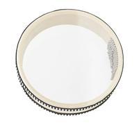 Tamburo per onde marine - tamburo a mano marina, bifacciale, percussioni, strumento sonoro marino con guscio in legno duro per alleviare lo stress