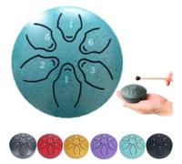 Tamburo per pioggia per esterni da giardino, tamburo per pioggia per esterni quando piove, tamburo in acciaio per la pioggia, tamburo per pioggia per esterni, mini strumento a tamburo a mano, tamburo