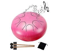 Tamburo per pioggia per giardino esterno, 8 note in acciaio Tongue Drum Rain Chime, Drum Rain Chime Impermeabile, Tamburo etereo, Tamburo musicale impermeabile per giardino, Enjoy the Rain Symphony