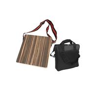 Tamburo portatile per cajon con tracolla, strumento a percussione a mano in legno, 30 x 28,2 x 6,7 cm, da viaggio, compatto, con borsa