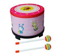 Tamburo Ritmico Per Bambini - Giocattolo Musicale Educativo, Strumento A Tamburo A Mano, Strumento Per L'apprendimento Della Musica In Età Prescolare | Tambuo A Percussione In Legno Con Bacchetta Per