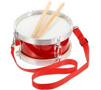Tamburo Rullante per Ragazzo Ragazza, Set Bacchette, Legno | Strumento Musicale per Esercizi di Ritmo, Plastico e Metallo, per Attività Didattiche e Teatro