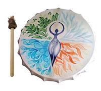 Tamburo Sciamanico Con Un Battito Di Musica Spirituale - Tamburo Sciamanico Di Musica Spirituale Fatto A Mano, Una Buona Decorazione Musicale Per Balconi, Grande