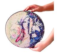 Tamburo sciamanico Fatto a mano con bacchette for batteria Ethereal Drum Fashion Sound Set tamburo a mano for ragazzi e ragazze Tamburi a cornice