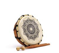 Tamburo Sciamanico Mandala con Bacchetta - 20 cm