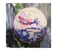 Tamburo sciamanico Ornamenti musicali for tamburi eterei fatti a mano, decorazioni sonore for adulti, tamburi rullanti, tamburi a cornice