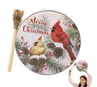 Tamburo sciamanico, strumento spirituale di Natale, strumento sciamanico, strumento di guarigione del suono, decorazione per la casa