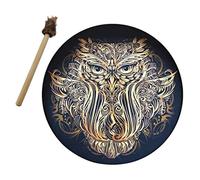 Tamburo sciamanico, tamburo sciamanico fatto a man Tamburo Moda Tamburo Eterico Fatto a Mano Tamburo Siberiano Strumento a Percussione Tamburo a Mano Tamburo Musicale Tamburo Sciamano