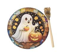 Tamburo sciamanico, tamburo sciamanico fatto a mano - Tamburo da meditazione Tamburo dello sciamano - Tamburi sciamanici Strumento spirituale di Halloween, Strumenti per sciamani guaritori del suono d