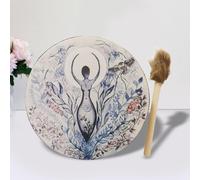 Tamburo sciamano, con bacchetta Albero della vita decorativo creativo Tamburi