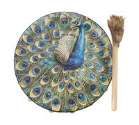 Tamburo sciamano fatto a mano, tamburo sciamano,Tamburo sciamano di strumenti nativi - Tamburo siberiano da 9,8 pollici, strumento spirituale per guarire il suono, tamburi sciamanici simbolo musicale