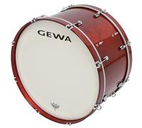 Gewa 892827 Tamburo da Marcia Grancassa 26 X 14", Rosso
