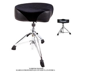 TAMBURO TB DT600 SGABELLO PROFESSIONALE SEDUTA ANATOMICA PER BATTERIA CHITARRA