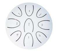 Tamburo tongue tamburo a 9 note in acciaio, per yoga, musica, meditazione, portatile, per attività all'aperto, chakra