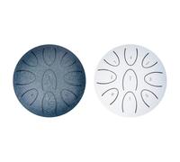 Tamburo tongue tamburo a 9 note in acciaio, per yoga, musica, meditazione, portatile, per attività all'aperto, chakra