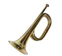 Tamburo Tromba Tromba Assemblaggio Corno Materiale Ottone Lacca Oro Artigianale Con Bocchino Di Ricambio