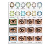 TAMDDBPJD Color Lens How To Guide Step by Step Tips for Wearing Canvas Print Wall-Art for Dressing Room Vanity Area(Unframed,12x18inch(30x45cm))