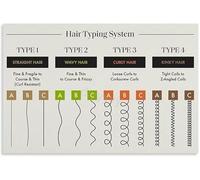 TAMDDBPJD The Hair Guide Complete Texture Curl Patterns and Wellness Canvas Painting Wall-Art(Unframed,12x18inch(30x45cm))