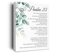 TAMDDBPJD The Lord is My Shepherd Wall-Art: Elegant Psalm 23 Print for Christian Decor, Inspirational Scripture for Home, Prayer Room and Church Office(Framed,12x18inch(30x45cm))