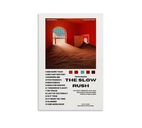 Tame ImpalaArt - Dipinto decorativo con scritta "The Slow Rush", impermeabile e resistente alle macchie, per soggiorno, studio, caffetteria, installazione gratuita, facile da pulire, idea regalo