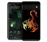TAMEFOX Compatibile con Google Pixel 6 Pro, custodia protettiva per Google Pixel 6 Pro 5G, motivo scorpione dorato, sottile, in morbido TPU, antiurto, per donne, ragazze e ragazzi, per Google Pixel 6