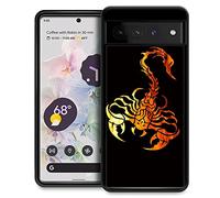 TAMEFOX Custodia protettiva per Google Pixel 7 Pro, motivo scorpione dorato, sottile, in morbido TPU, antiurto, per donne, ragazze e ragazzi, custodia protettiva per Google Pixel 7 Pro