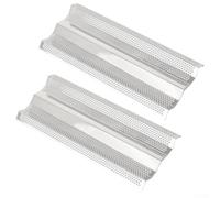 Tamer per fiamma in acciaio inossidabile resistente compatibile con modelli di griglia BLZ da 25 a 100 cm per una gestione efficiente del calore (2 pezzi)