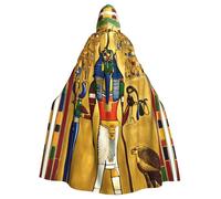 Tamiger Antico Egitto Tribe Series Stampa Mantello Con Cappuccio Per Donne Uomini Mantello di Carnevale Rinascimento Cosplay Costume Accessorio