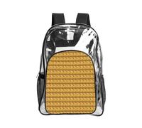 Tamiger Antico Egitto Tribe Series Stampa Trasparente Zaino Borsa Trasparente per Escursionismo Outdoor Palestra Campus Pendolarismo Uso quotidiano