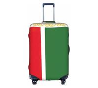 Tamiger Bandiera della Repubblica Cecena Stampa Universale Valigia Da Viaggio Copertura Dei Bagagli Protettore Elastico Leggero Riutilizzabile, bianco, XL, Organizer per borse