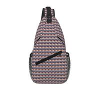 Tamiger Bella Sky Airplane Print Cross Chest Bag Diagonale Leggero Elegante Sacchetto Per Escursioni Quotidiane Zaino Sling