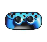 Tamiger Blu Game Controller Stampa Funzionalità di Stoccaggio Matita Sacchetto Scuola Studenti Ragazzi Ragazze Uso quotidiano Pratico, Nero , Taglia unica, Organizer per borse