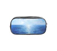Tamiger Blue Ocean Sea Print Clear Pencil Case Trasparente Cancelleria Organizer Pouch Viaggi Ufficio Forniture
