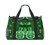 Tamiger Borsa da viaggio a mano con stampa Happy St. Patrick'S Day, leggera, portatile, versatile, pieghevole